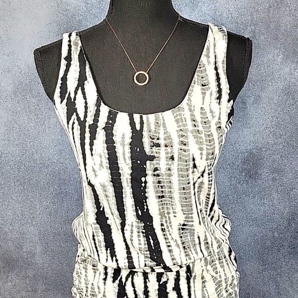 TART Collection Quin Tie-Dye Ruched Sleeveless Mini Dress - Picture 5 of 16